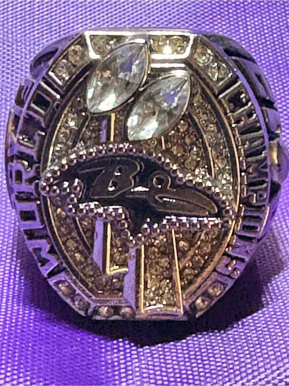 Baltimore Ravens Super Bowl  - Silver Tone